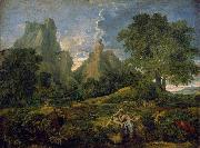 Nicolas Poussin Landscape with Polyphemus oil on canvas